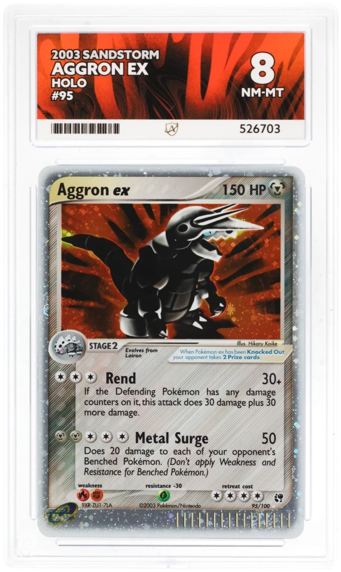 Aggron EX Holo - Ace 8 - Sandstorm