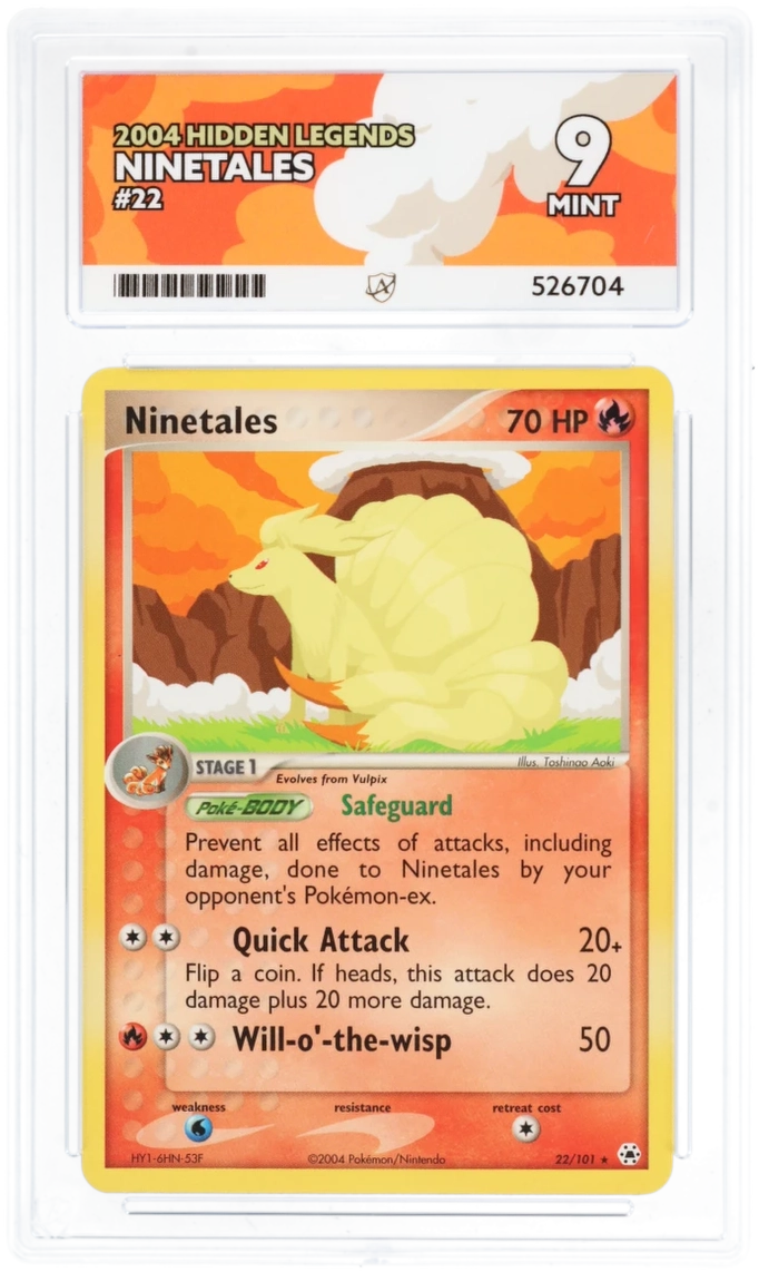 Ninetales 22/101 - Ace 9 - Hidden Legends