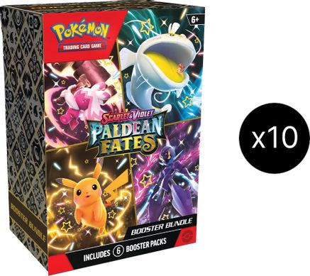Paldean Fates Booster Bundle Display
