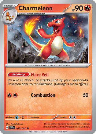 Charmeleon - 008/091 8 - SV Paldean Fates