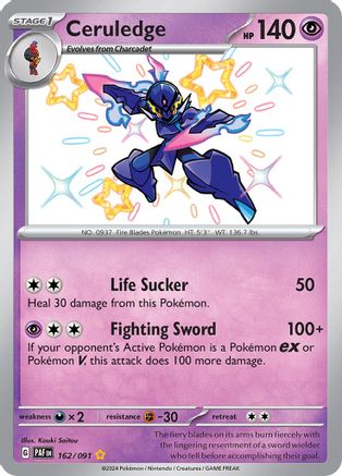 Ceruledge - 162/091 162 - SV Paldean Fates Holofoil