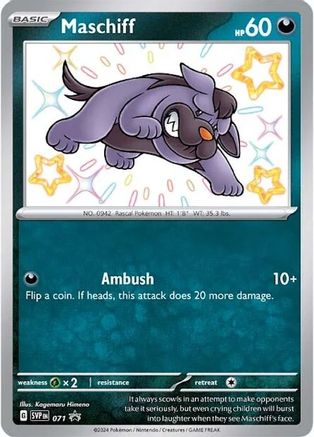 Maschiff SVP071 - SV Scarlet & Violet Promo Cards Holofoil