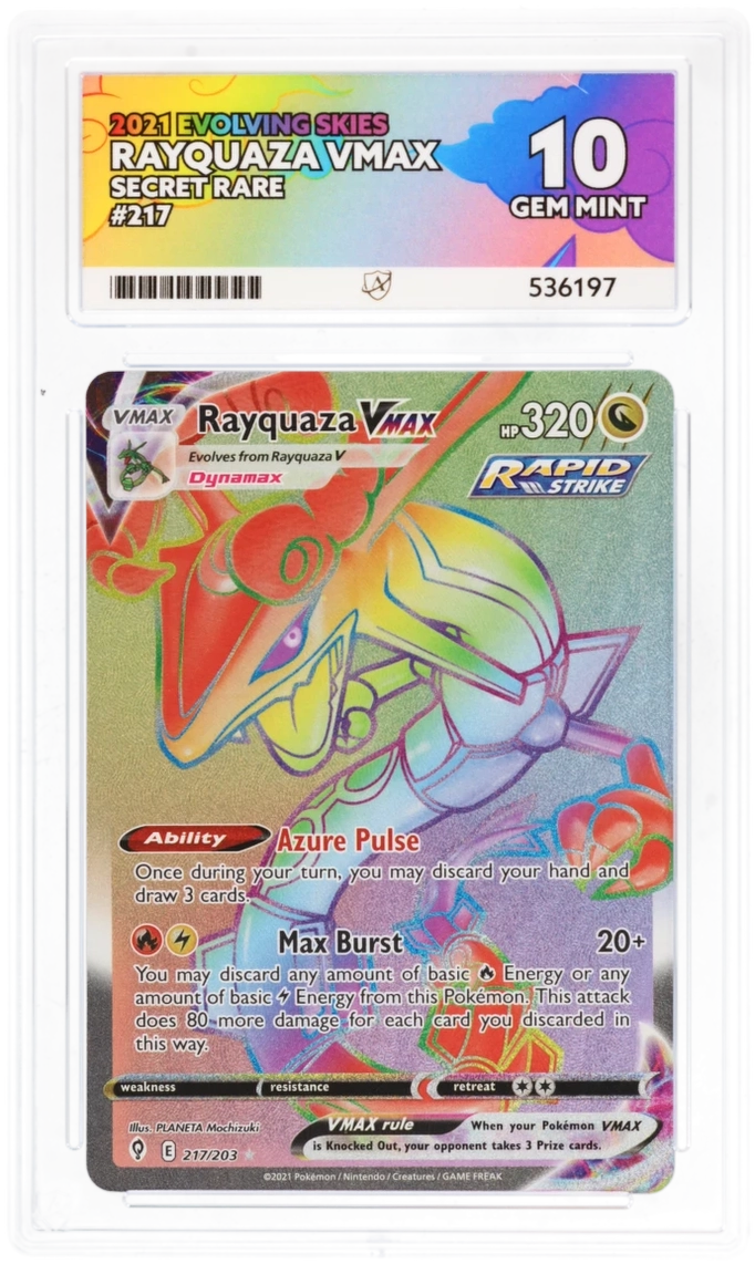 rayquaza pokemon card vmax Rayquaza Vmax 108/172 main image 0