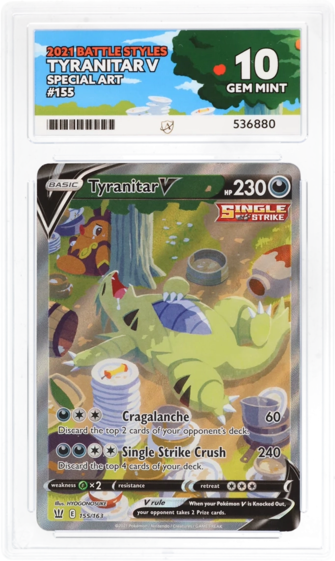 Tyranitar V 155/163 - Ace 10 - Battle Styles