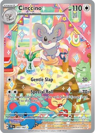 Cinccino - 183/162 183 - SV05 Temporal Forces Holofoil