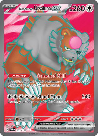 Bloodmoon Ursaluna ex - 202/167 202 - SV06 Twilight Masquerade Holofoil