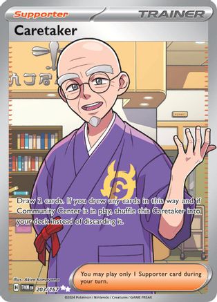 Caretaker - 203/167 203 - SV06 Twilight Masquerade Holofoil