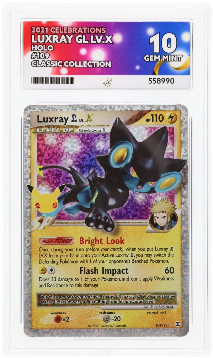 ACE 10 - Luxray GL LV.X - 109/111 - Celebrations - Pokemon - Classic Collection