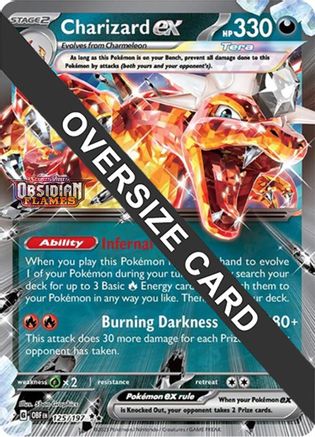 Charizard ex - 125/197 125 - Jumbo Cards
