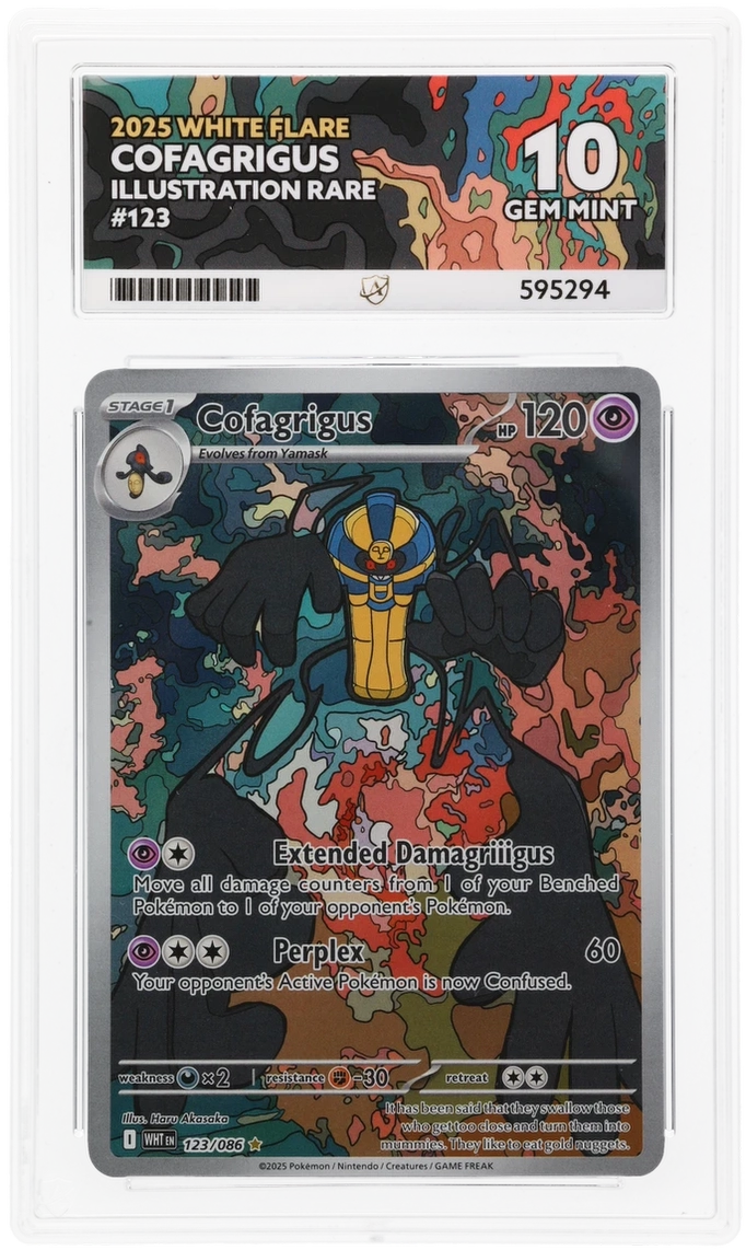 ACE 10 - Cofagrigus - 123/086 - White Flare - Pokemon