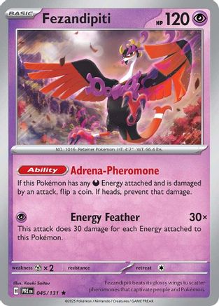 Fezandipiti 45 - SV Prismatic Evolutions Reverse Holofoil