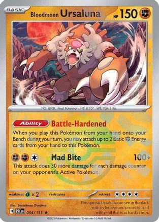 Bloodmoon Ursaluna (Poke Ball Pattern) - SV Prismatic Evolutions