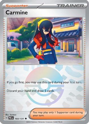 Carmine (Poke Ball Pattern) - SV Prismatic Evolutions