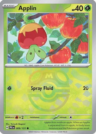 Applin 009/131 (Master Ball Pattern) - SV Prismatic Evolutions