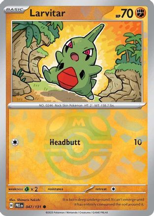 Larvitar (Master Ball Pattern) - SV Prismatic Evolutions