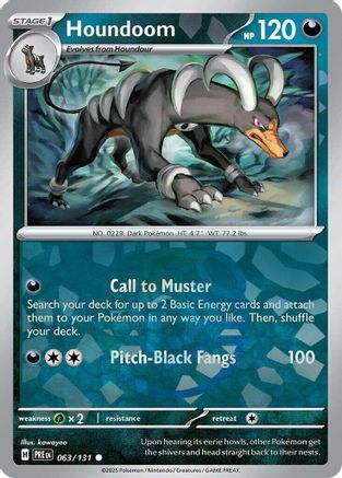 Houndoom (Master Ball Pattern) - SV Prismatic Evolutions