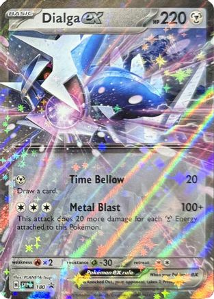 Dialga ex - 180 180 - SV Scarlet & Violet Promo Cards Holofoil