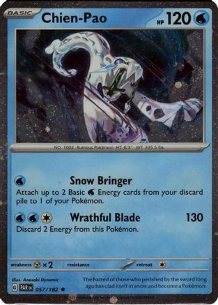 Chien-Pao - 057/182 (Cosmos Holo) 57 - Miscellaneous Cards & Products Holofoil