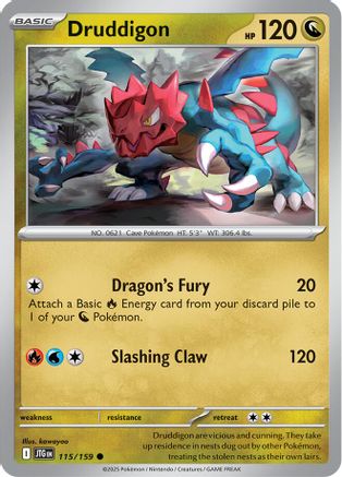 Druddigon 115 - SV09 Journey Together