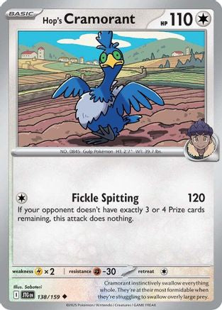 Hop's Cramorant 138 - SV09 Journey Together