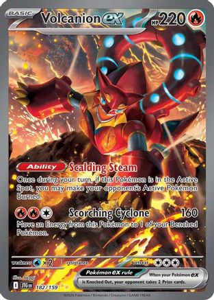 Volcanion ex - 182/159 182 - SV09 Journey Together