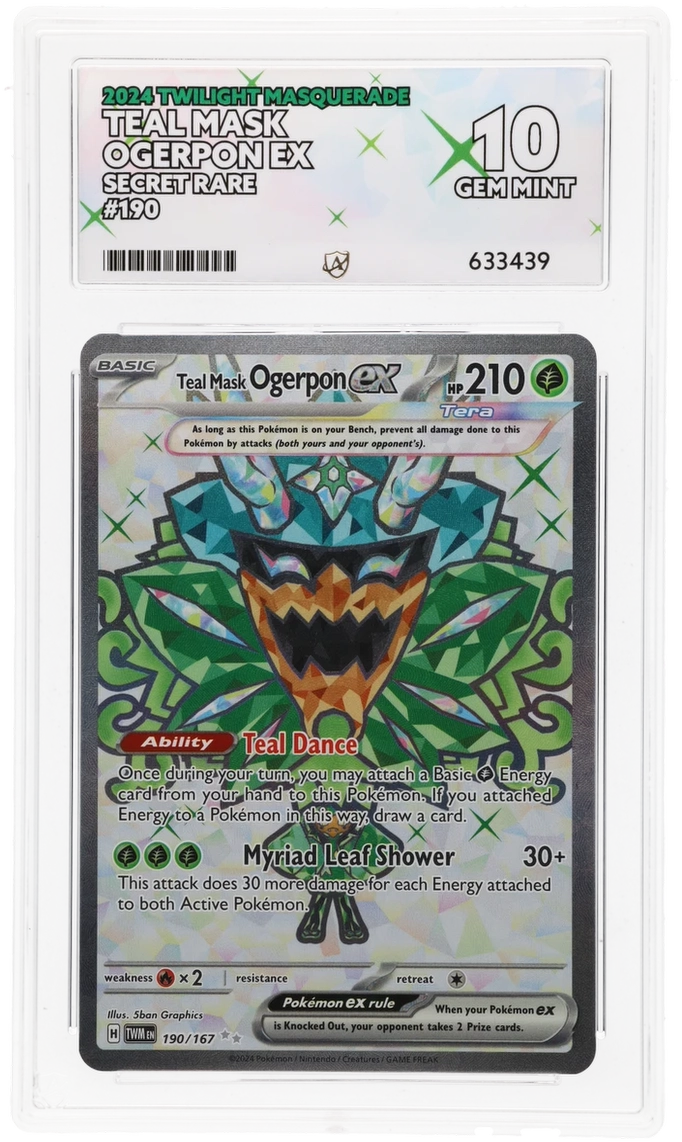 ACE 10 - Teal Mask Ogerpon ex - 190/167 - Twilight Masquerade - Pokemon