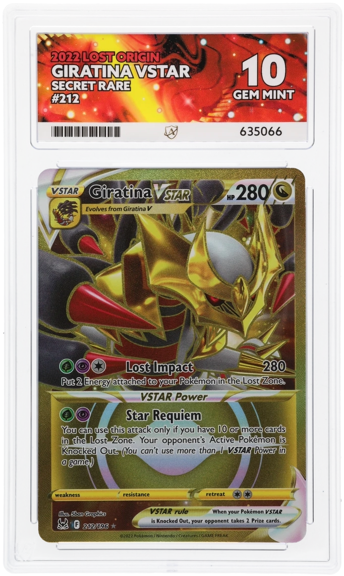 ACE 10 - Giratina VSTAR - 212/196 - Lost Origin - Pokemon PokeRand ACE 10 - Giratina VSTAR - 212/196 - Lost Origin - Pokemon PokeRand