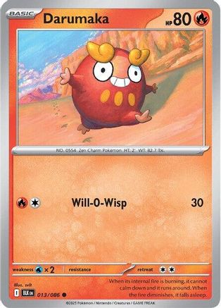 Darumaka 13 - SV Black Bolt Reverse Holofoil