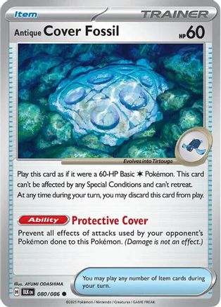 Antique Cover Fossil 80 - SV Black Bolt