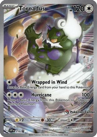 Tornadus - 210 (Pokemon Center Exclusive) 210 - SV Scarlet & Violet Promo Cards Holofoil