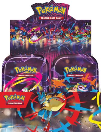 Mega Heroes Mini Tin Display