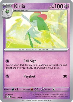 Kirlia 59 - ME01 Mega Evolution