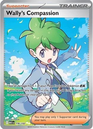 Wally's Compassion - 176/132 176 - ME01 Mega Evolution Holofoil