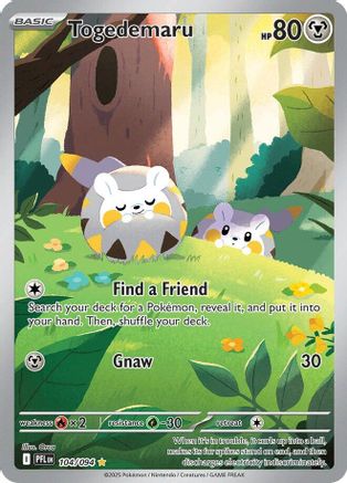 Togedemaru - 104/094 104 - ME02 Phantasmal Flames Holofoil