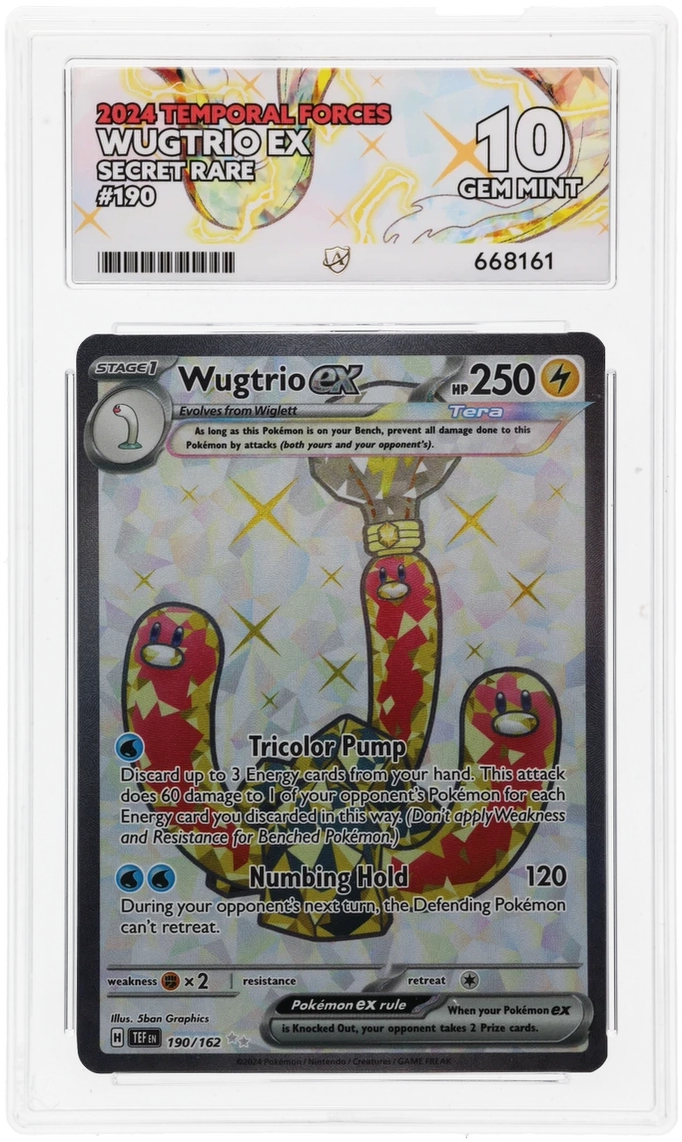 ACE 10 - Wugtrio ex - 190/162 - Temporal Forces - Pokemon