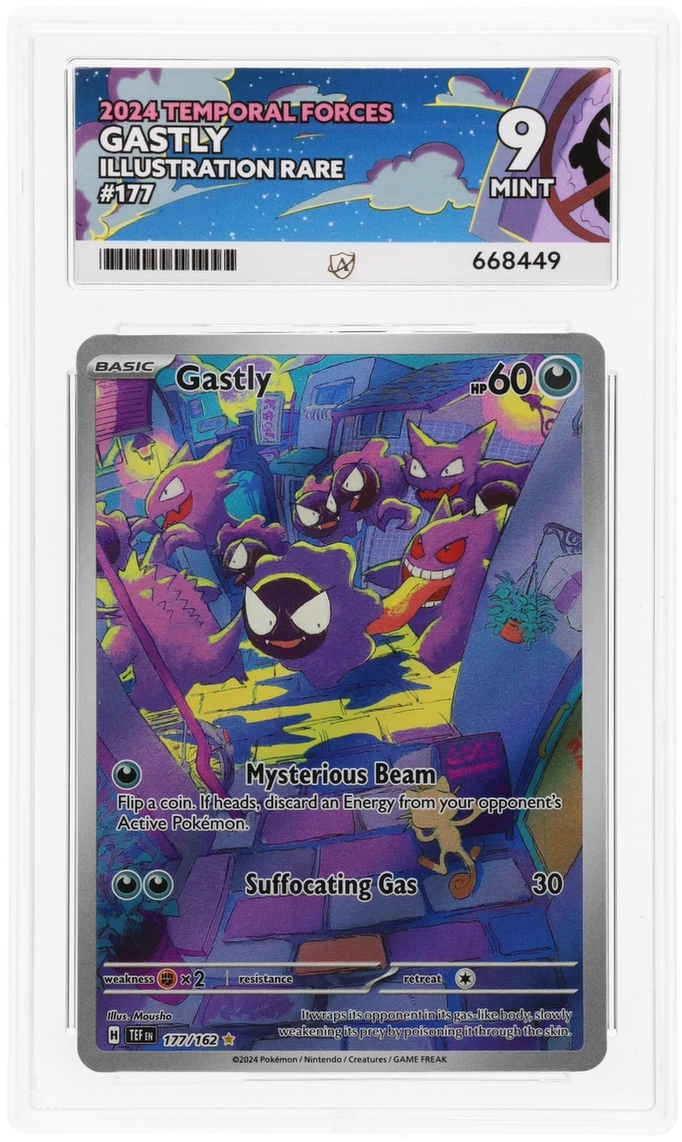 rare gastly pokemon card ACE 9 - - 177/162 - Temporal Forces Game Selection:Advanced Adventure charasleeve [Colorless]. Make Your Own Pokemon