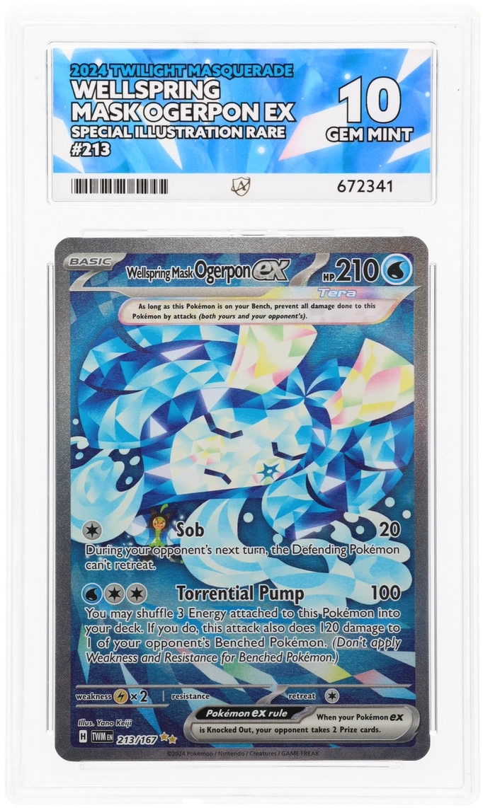 ACE 10 - Wellspring Mask Ogerpon ex - 213/167 - Twilight Masquerade - Pokemon