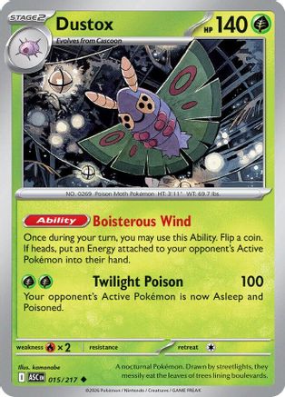 Dustox - 015/217 15 - ME Ascended Heroes