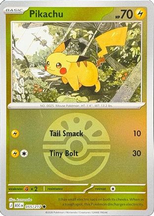 Pikachu (Friend Ball) 55 - ME Ascended Heroes Reverse Holofoil