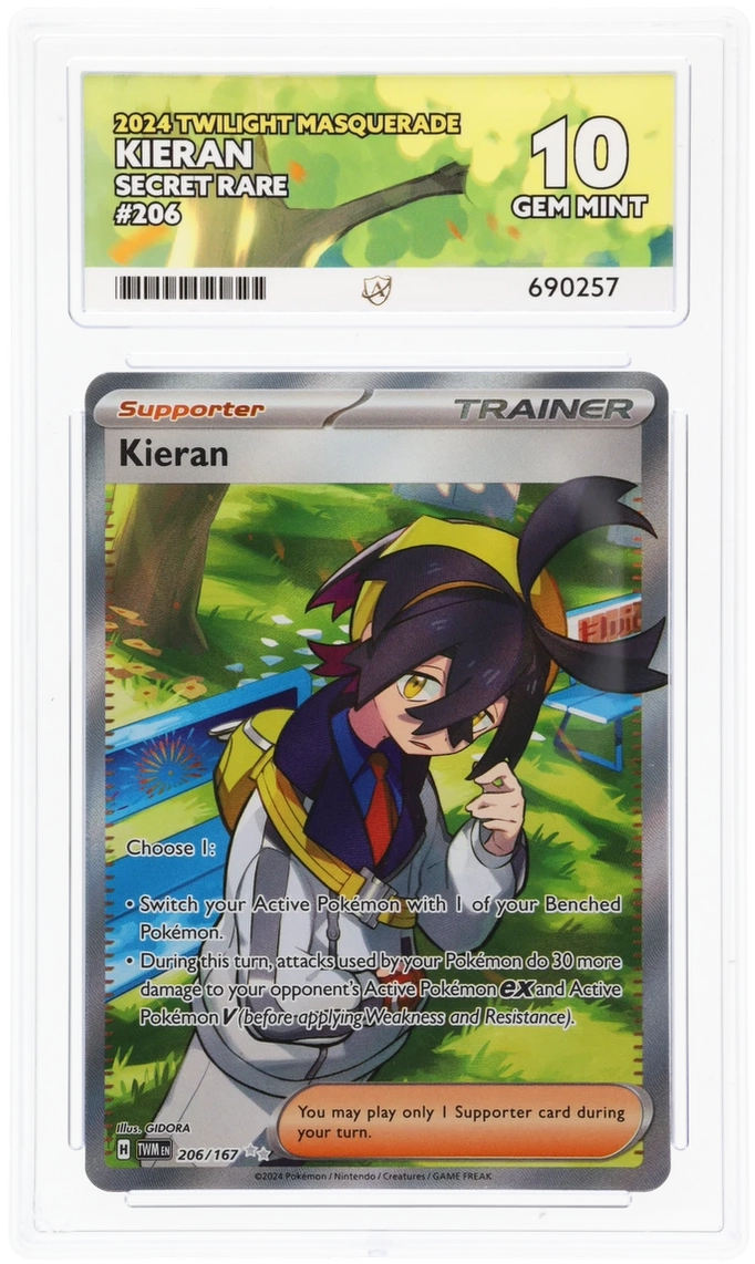 ACE 10 - Kieran - 206/167 - Twilight Masquerade - Pokemon
