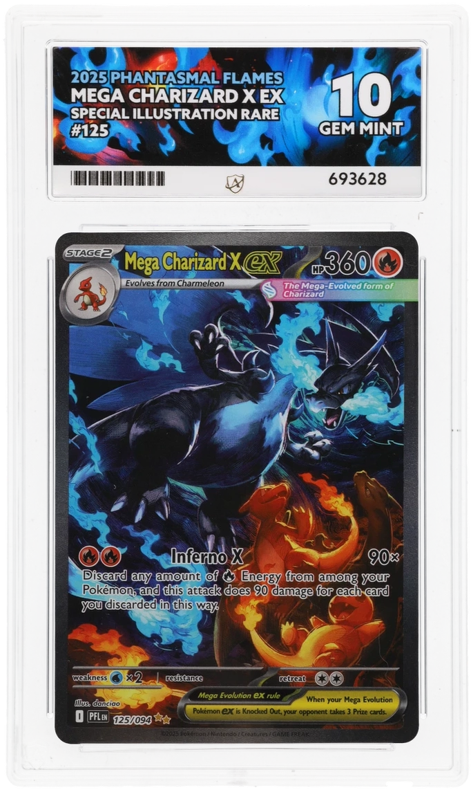 Mega Charizard X EX SIR 125 - Ace 10
