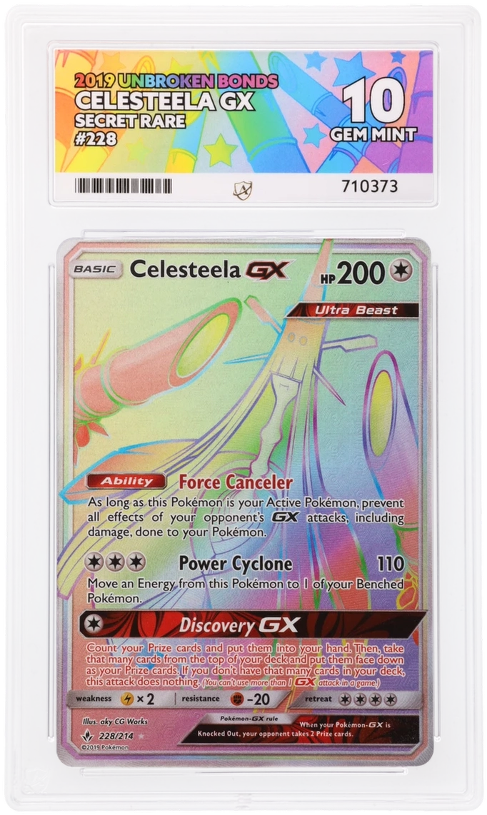 ACE 10 - Celesteela GX - 228/214 - Unbroken Bonds - Pokemon