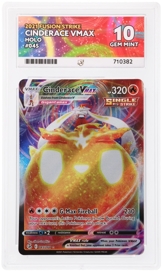 ACE 10 - Cinderace VMAX - 045/264 - Fusion Strike - Pokemon