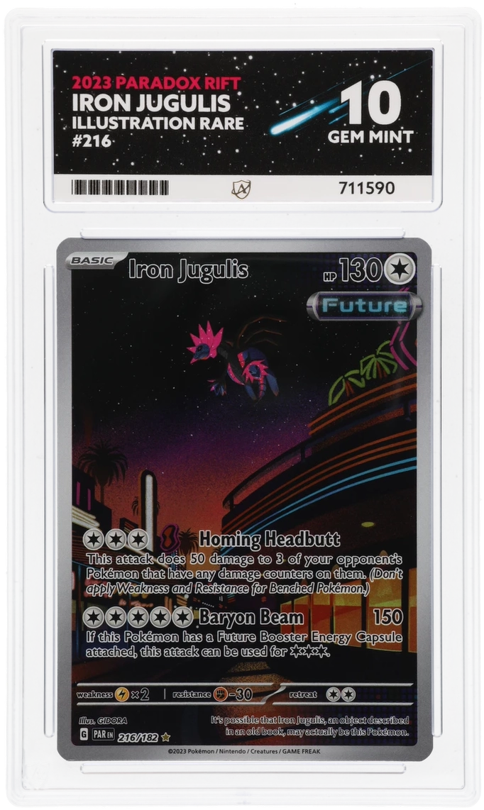 ACE 10 - Iron Jugulis - 216/182 - Paradox Rift - Pokemon