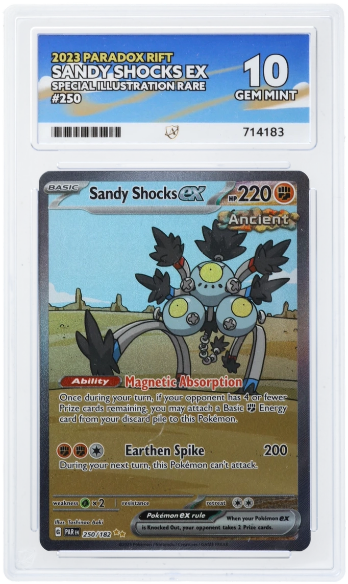 ACE 10 - Sandy Shocks ex - 250/182 - Paradox Rift - Pokemon