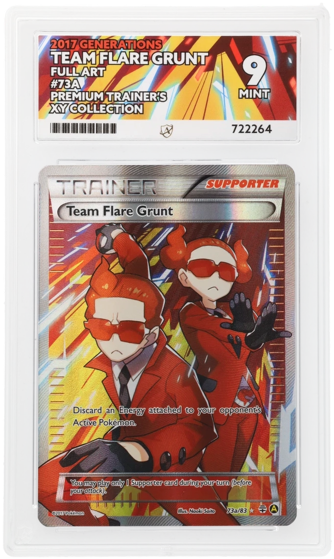 team flare pokemon cards ACE 9 - Team Flare Grunt - 73a/83 - Generations - Pokemon