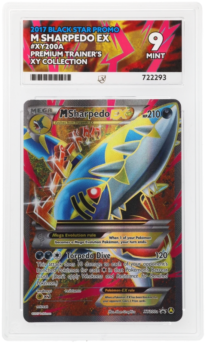ACE 9 - M Sharpedo EX - XY200a - Black Star Promo - Pokemon - Premium Trainer's XY Collection PokeRand ACE 9 - M Sharpedo EX - XY200a - Black Star Promo - Pokemon - Premium Trainer's XY Collection PokeRand
