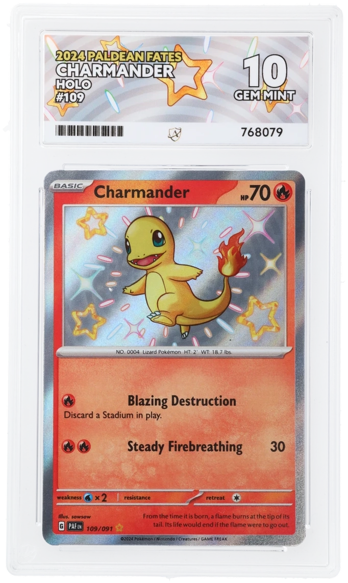 ACE 10 - Charmander - 109/091 - Paldean Fates - Pokemon