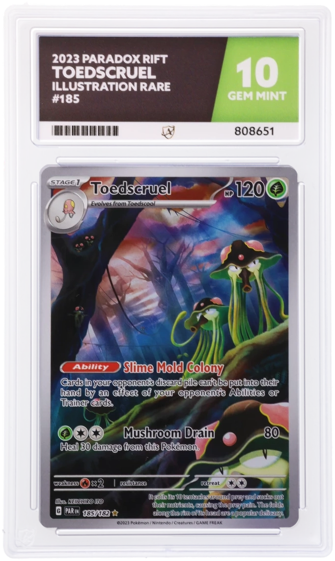 ACE 10 - Toedscruel - 185/182 - Paradox Rift - Pokemon