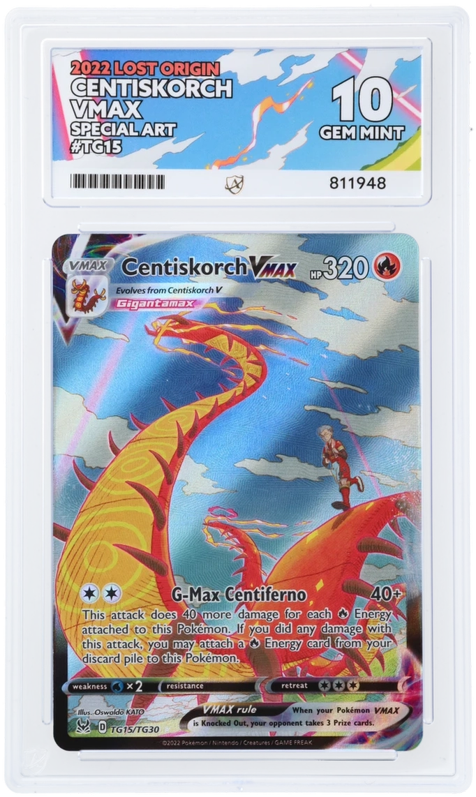 ACE 10 - Centiskorch VMAX - TG15/TG30 - Lost Origin - Pokemon